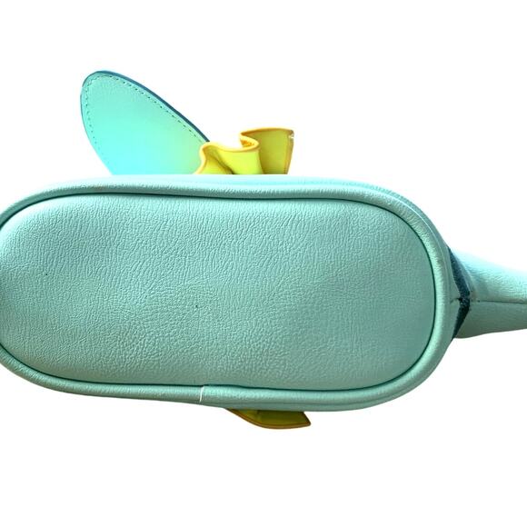 Disney Parks Passport Collection Blue Dumbo Faux Leather Crossbody Bag - Picture 6 of 8